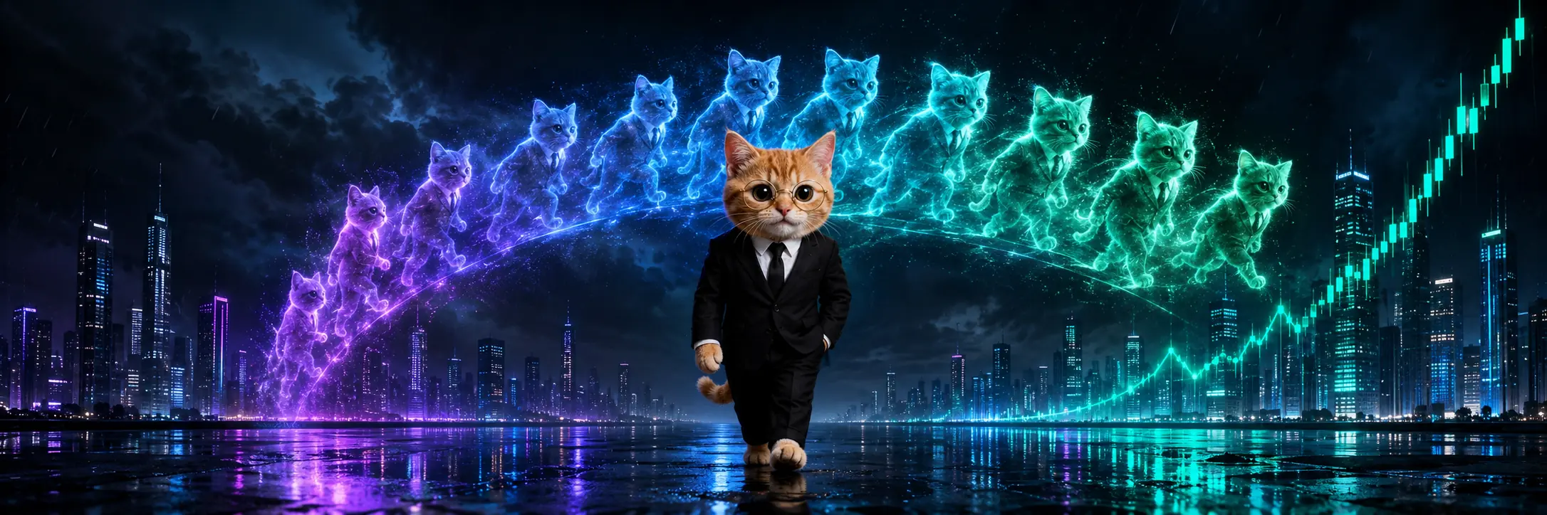 SOLCAT walks through volatility while his luminous lives follow